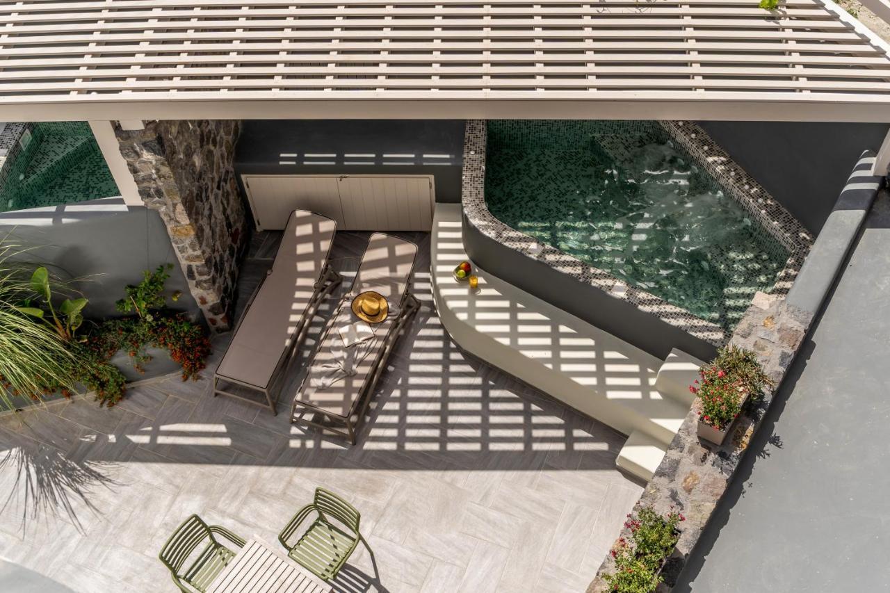 Wine And Yard Caves Hotel Pyrgos Kallistis ภายนอก รูปภาพ